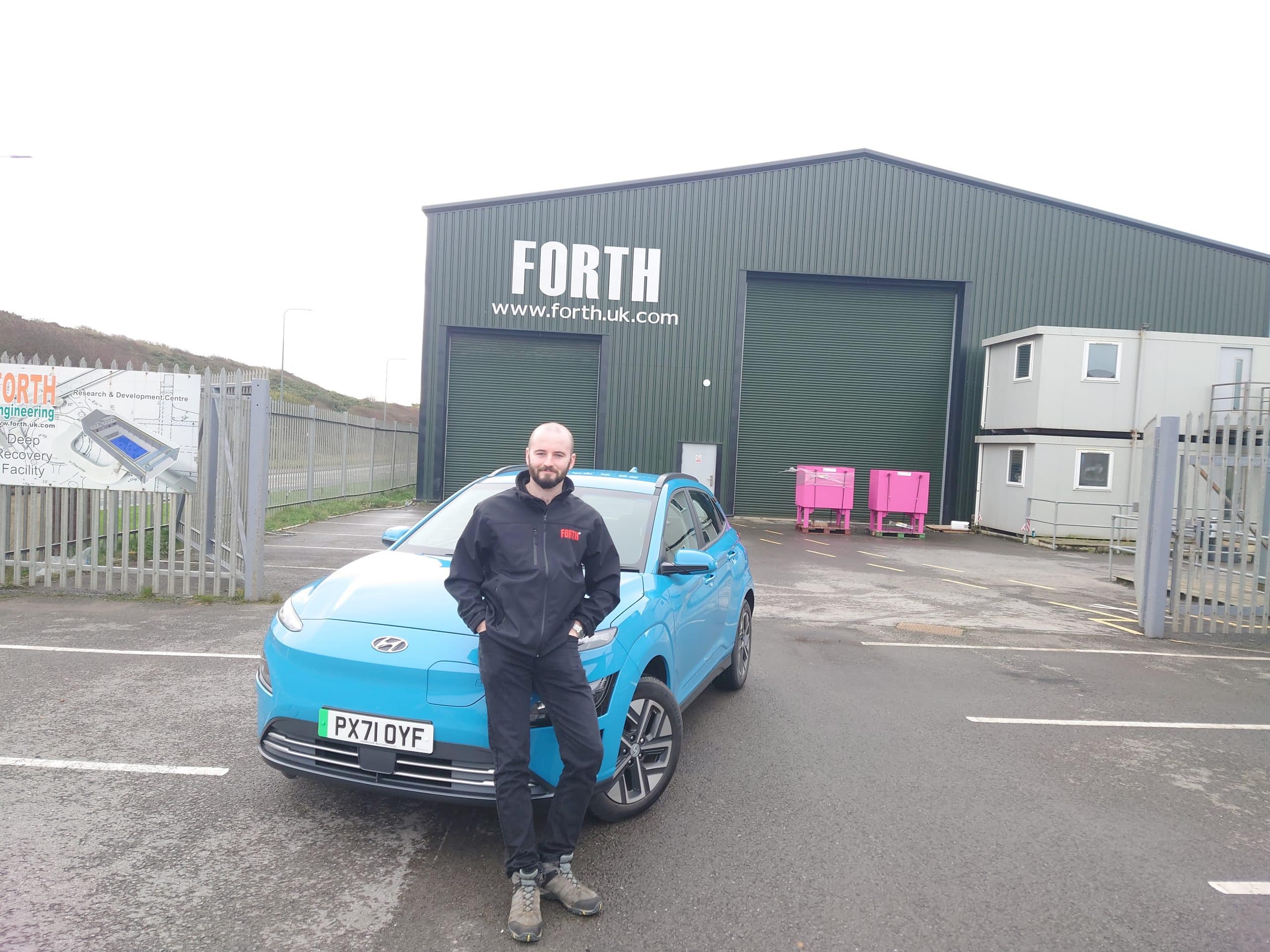 Scott Mattinson with Hyundai Kona